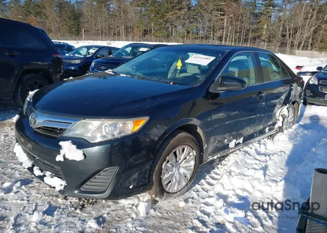 2012 Toyota Camry Le from USA, damaged, VIN 4T1BF1FK0CU134764